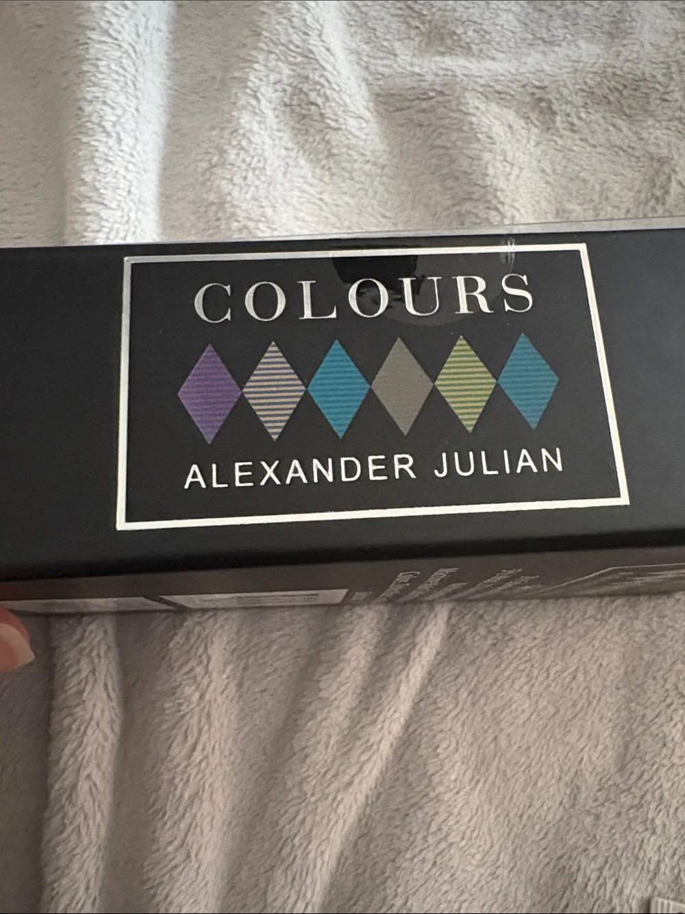 Alexander Julian Crew Socks 3 Pack - Red, Beige & Black
